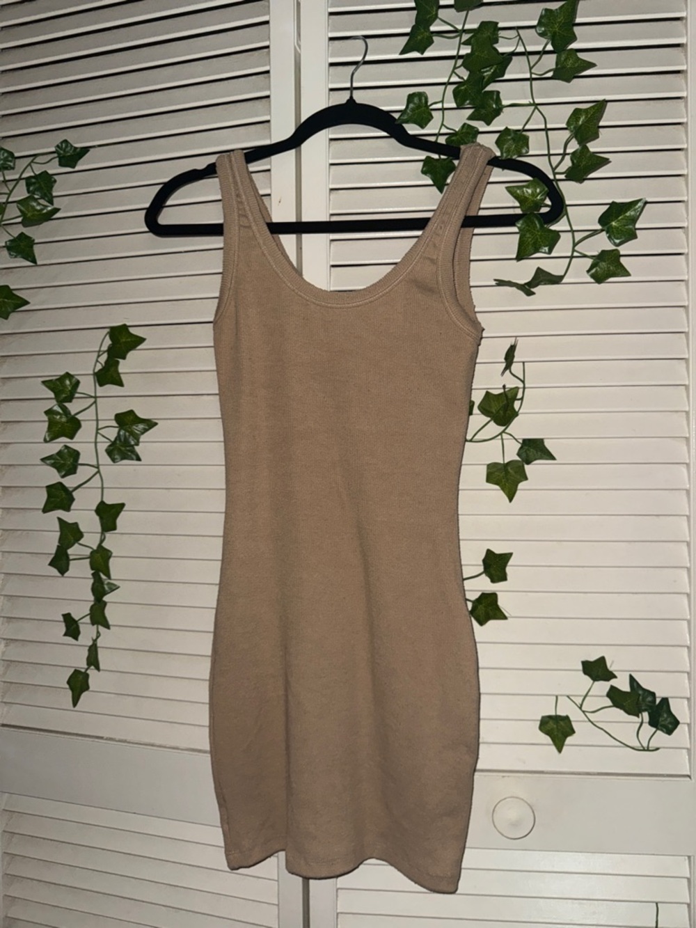 Ribbed Tank Dress